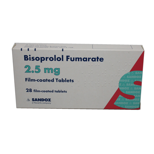 Bisoprolol Fumarate Tablets - Bisoprolol is used to cure high blood pressure and angina pectoris.