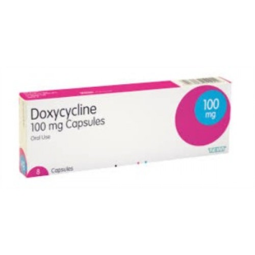 Doxycycline 100mg Capsules are used for malaria & chlamydia treatment. For oral use.