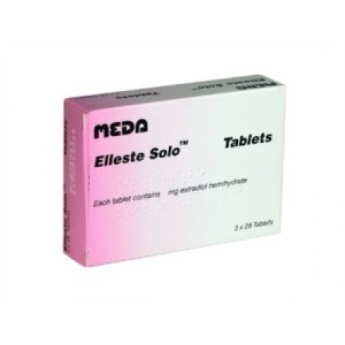 Elleste Solo 1 mg and 2 mg film-coated tablets (estradiol): Used for relief of symptoms occurring after menopause.