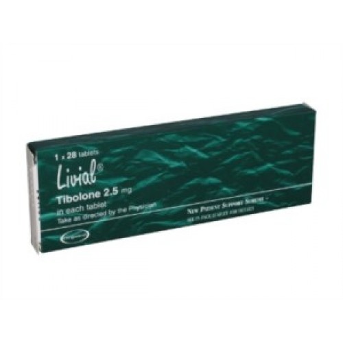 Livial ® 2.5 mg tablets TIBOLONE: It is used in postmenopausal women with at least 12 months since their last natural period.