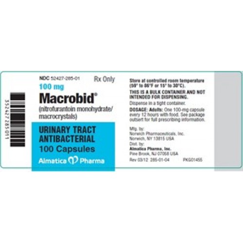 Buy MacroBID® 100mg Prolonged-release Capsules Nitrofurantoin